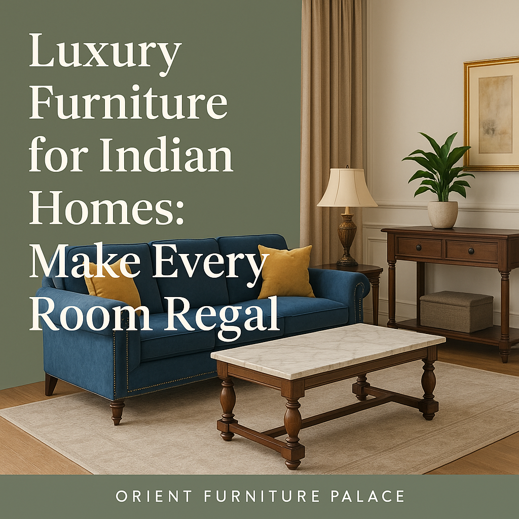 Luxury Furniture for Indian Homes: Make Every Room Regal