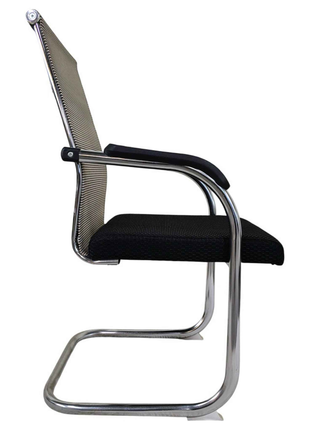 Breathable Mesh Visitor Chair with Chrome Cantilever Base – Office Guest Seating