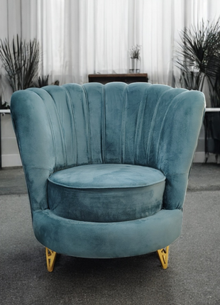 Luxury Teal Velvet Sofa Set – 3+1+1 Seater with Gold Legs for Modern Living Room - Orient Furniture Palace