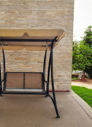Premium Outdoor Swing Chair with Canopy - 2-Seater Patio Swing for Garden, Balcony, or Terrace - Orient Furniture Palace